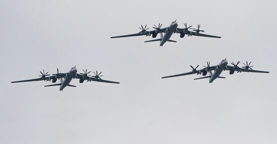 Victory Day flypast in Moscow