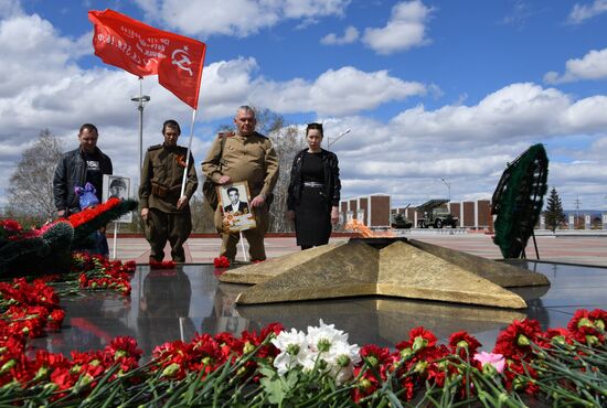 Russia Victory Day Immortal Regiment