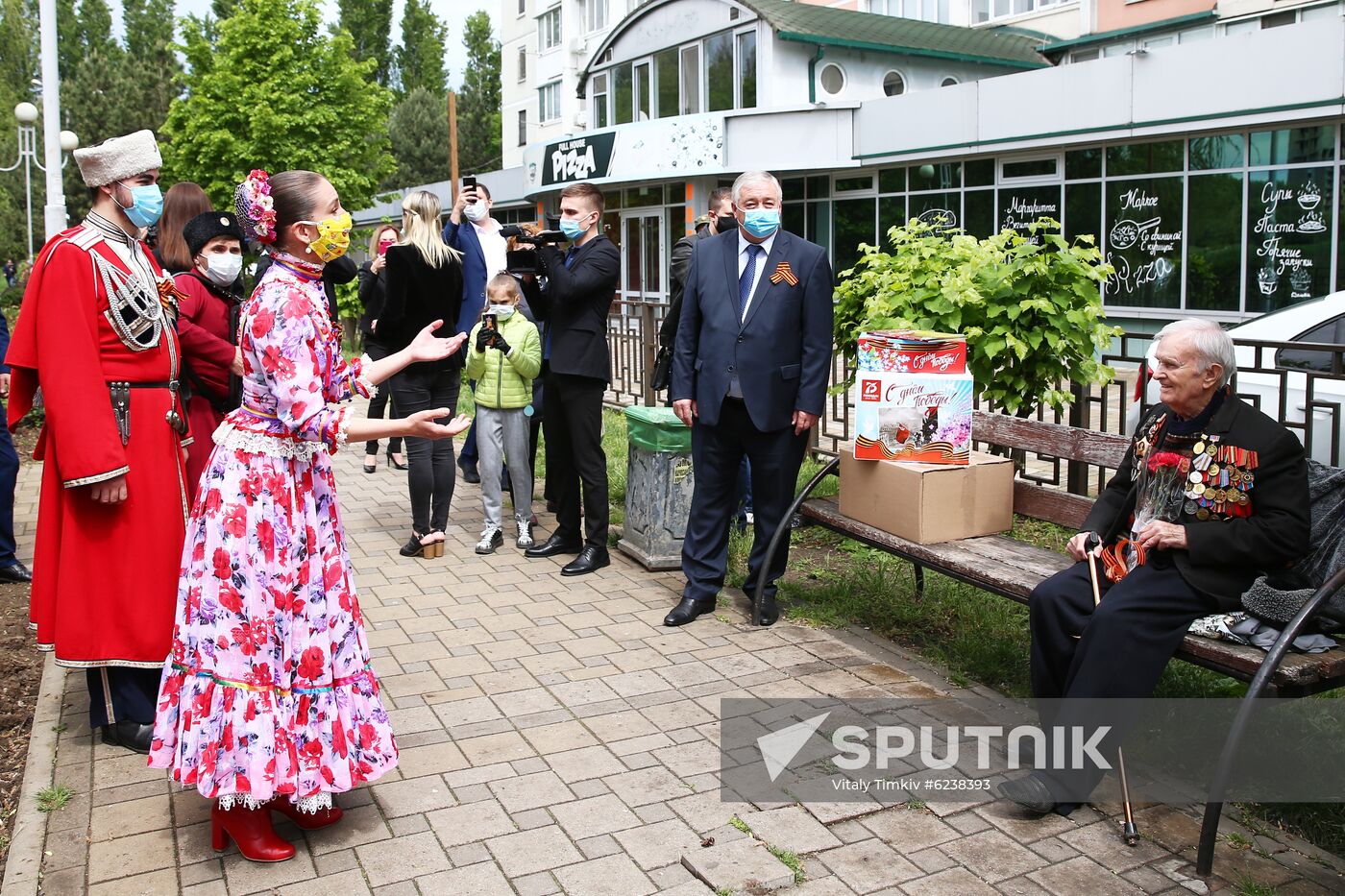 Victory Day celebrations in Russian cities