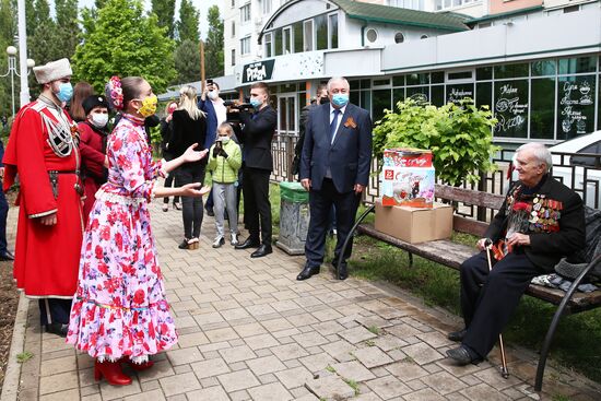 Victory Day celebrations in Russian cities
