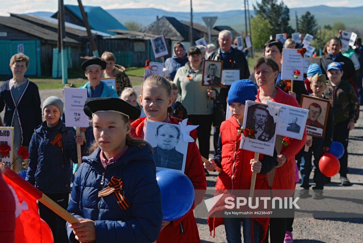Immortal Regiment event in Russian cities