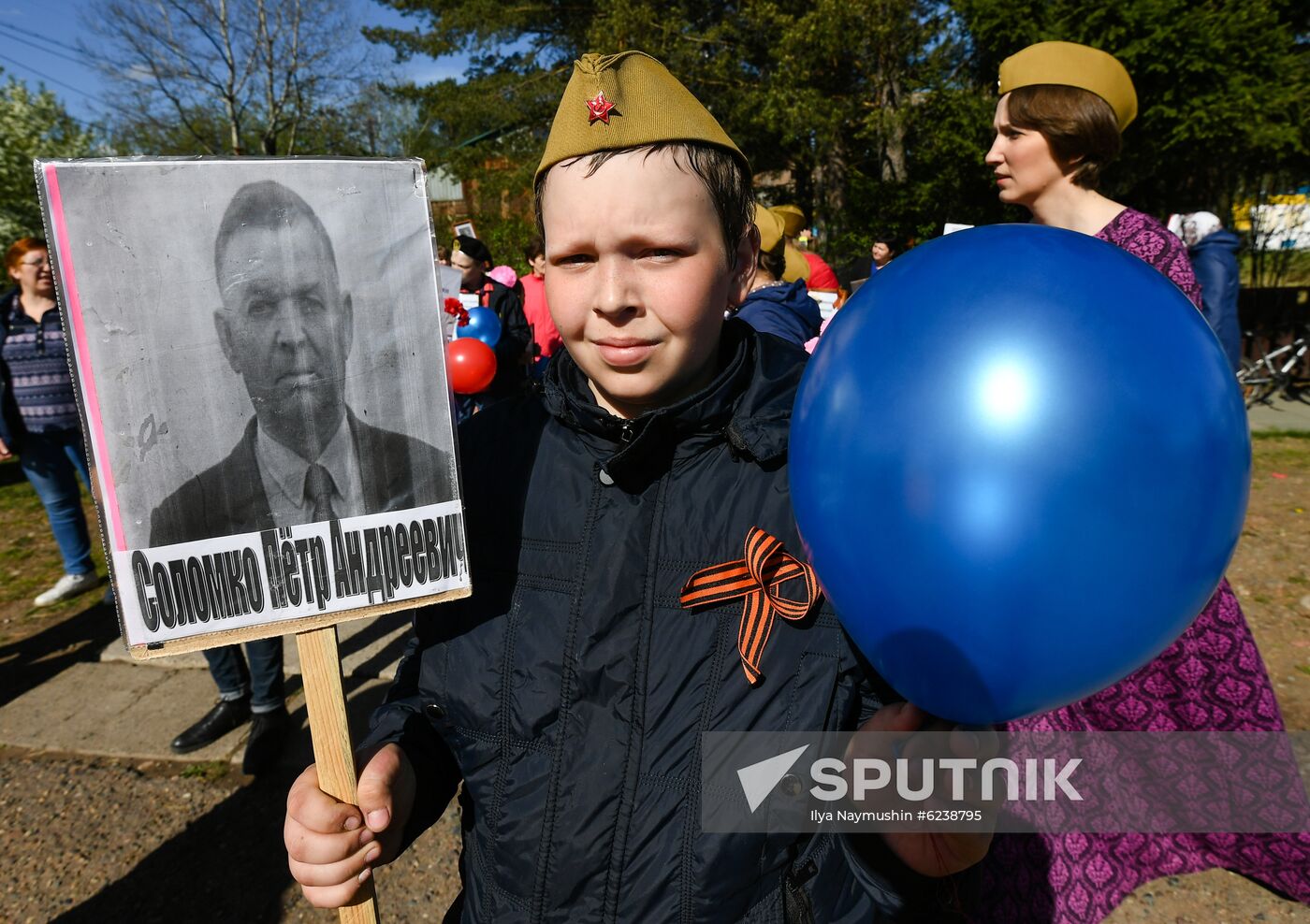 Russia Victory Day Immortal Regiment