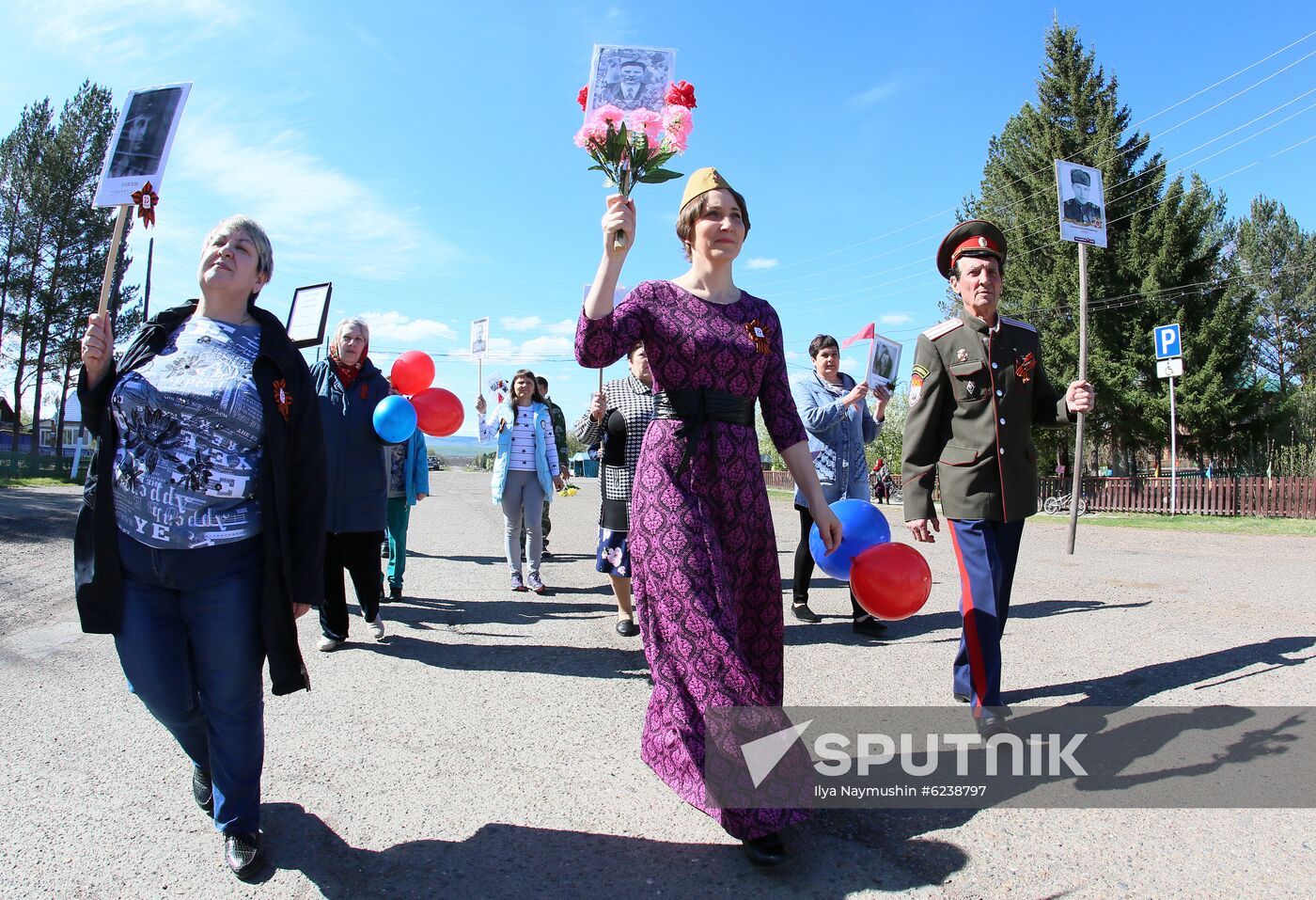 Russia Victory Day Immortal Regiment