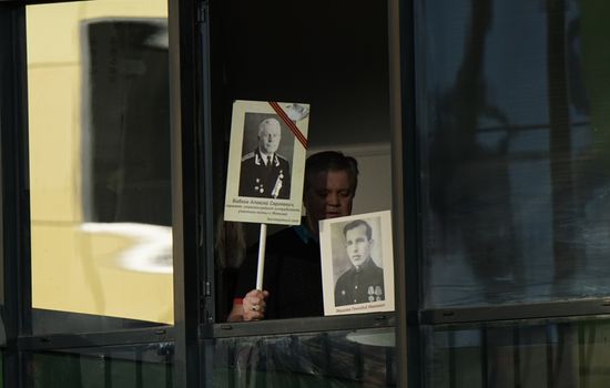 Russia Victory Day Immortal Regiment 