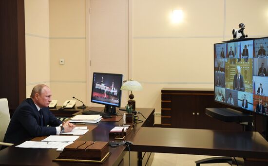 Russia Putin Coronavirus Address