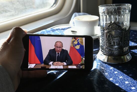 Russia Putin Coronavirus Address