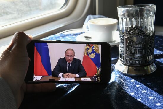 Russia Putin Coronavirus Address