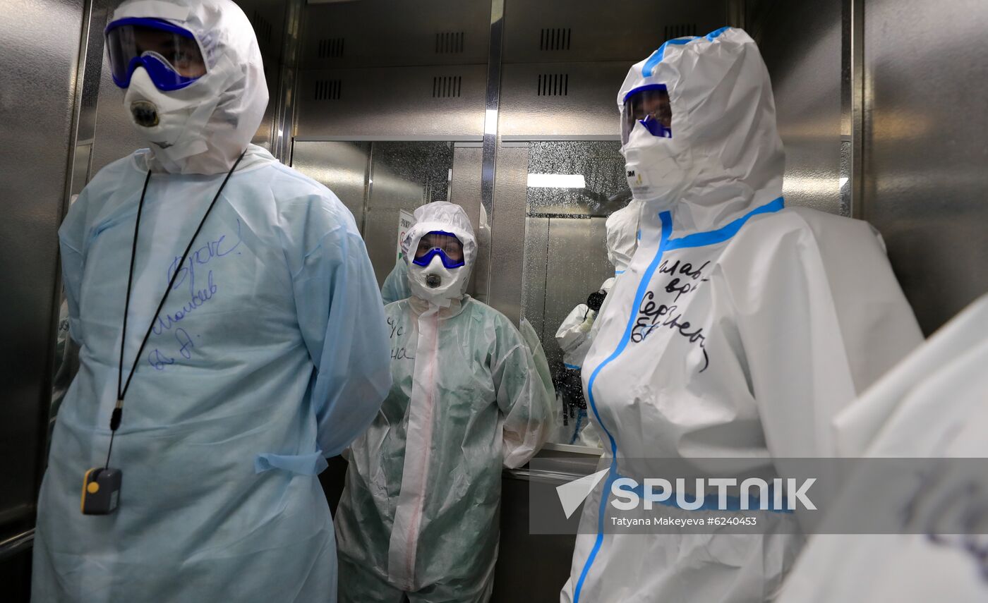 Russia Coronavirus Hospital Facilities