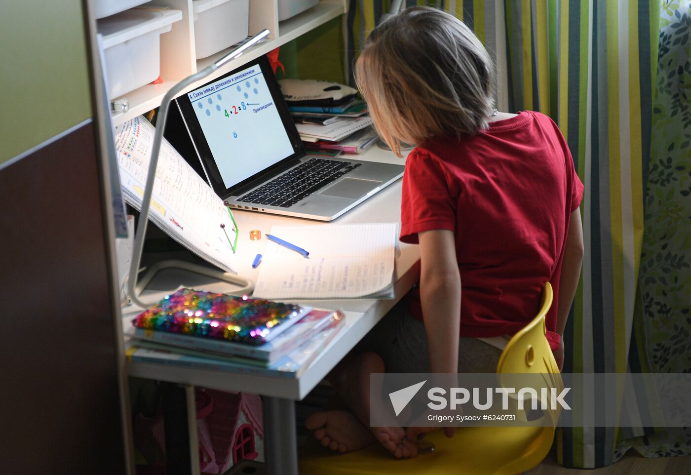 Russia Coronavirus Distance Learning