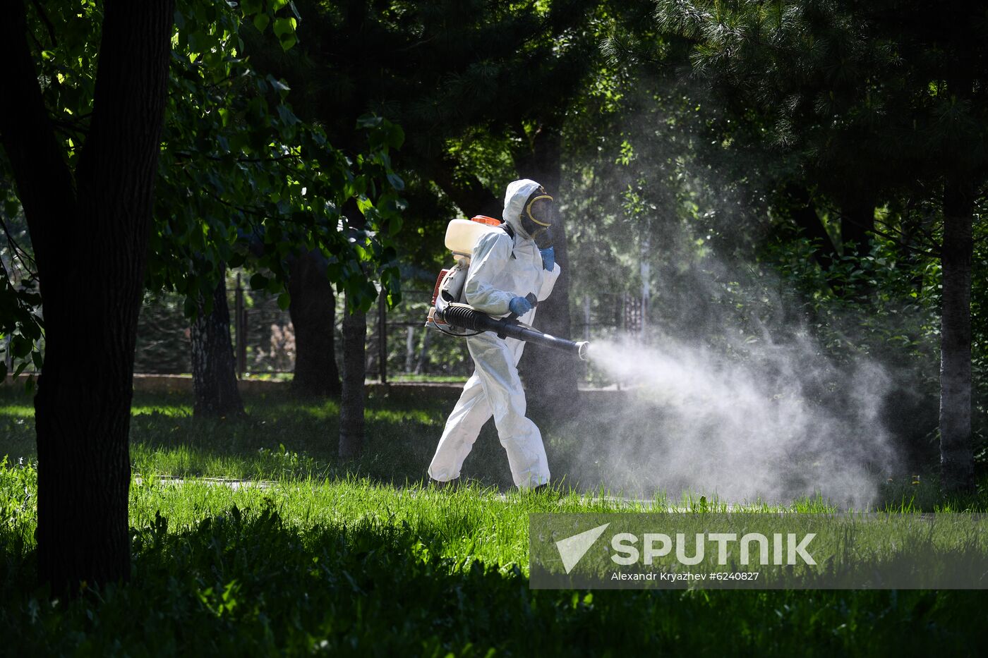 Russia Coronavirus Disinfection