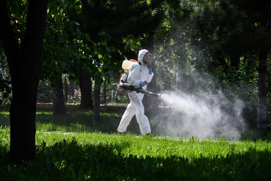 Russia Coronavirus Disinfection
