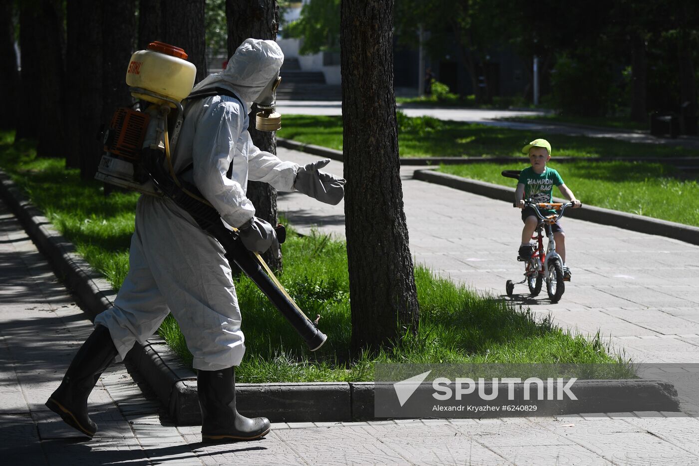 Russia Coronavirus Disinfection