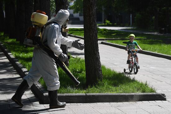 Russia Coronavirus Disinfection