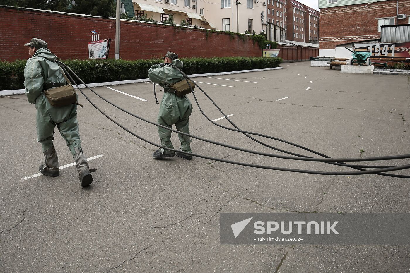 Russia Coronavirus Disinfection