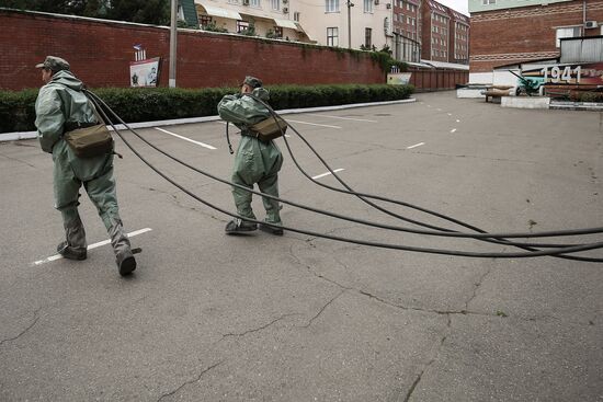 Russia Coronavirus Disinfection