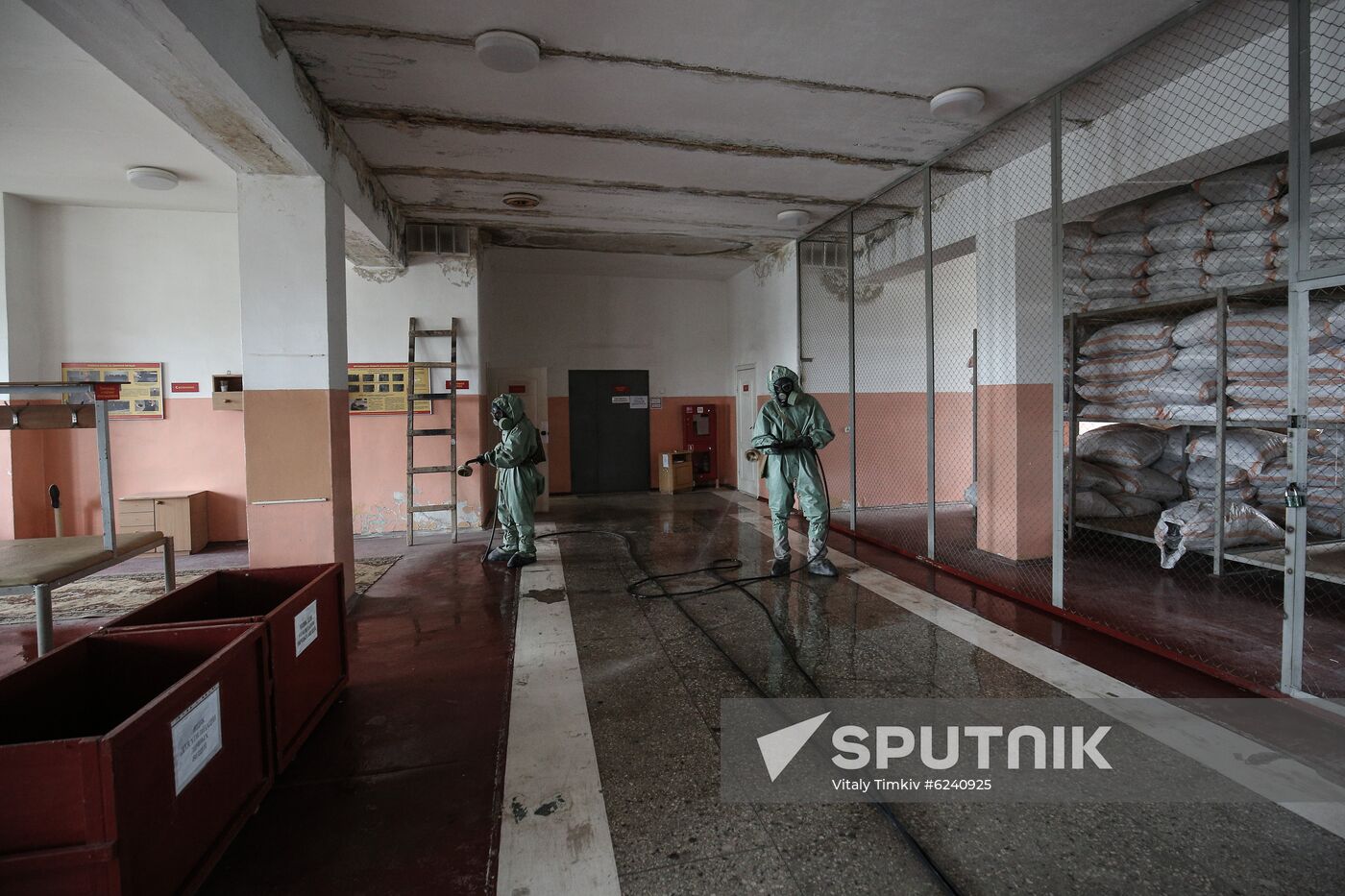 Russia Coronavirus Disinfection