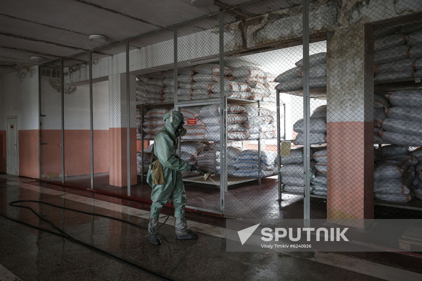 Russia Coronavirus Disinfection