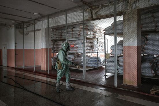 Russia Coronavirus Disinfection