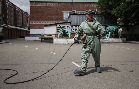 Russia Coronavirus Disinfection