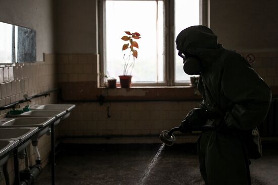 Russia Coronavirus Disinfection