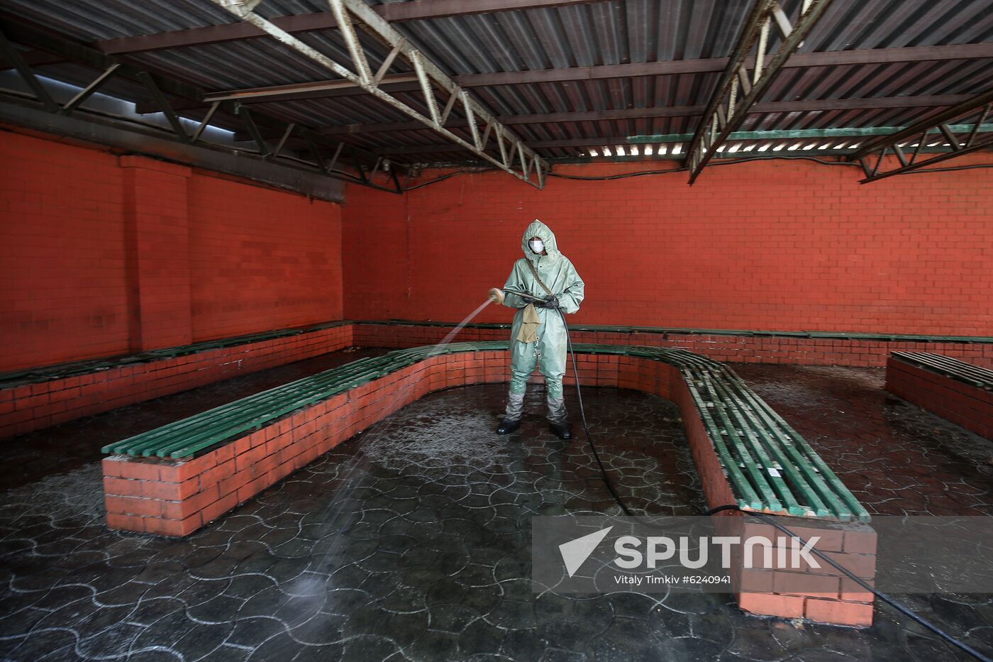 Russia Coronavirus Disinfection
