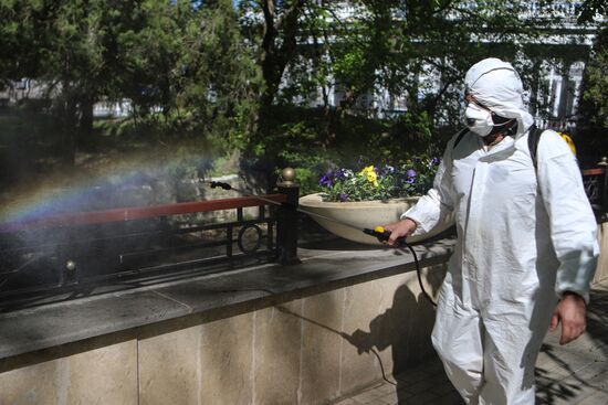 Russia Coronavirus Disinfection
