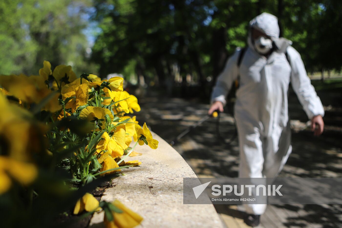 Russia Coronavirus Disinfection