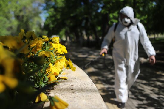 Russia Coronavirus Disinfection