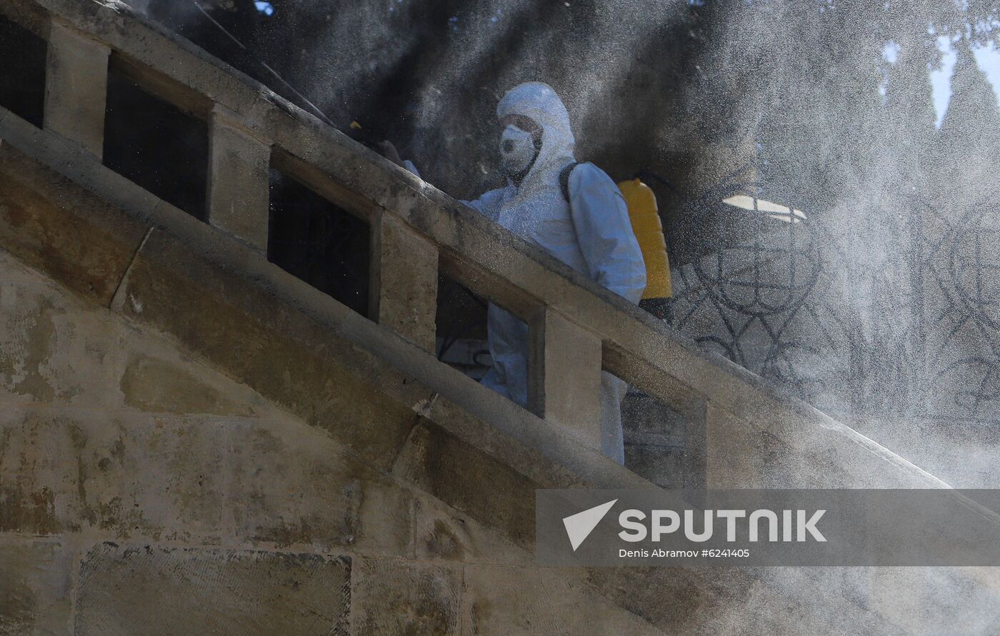 Russia Coronavirus Disinfection