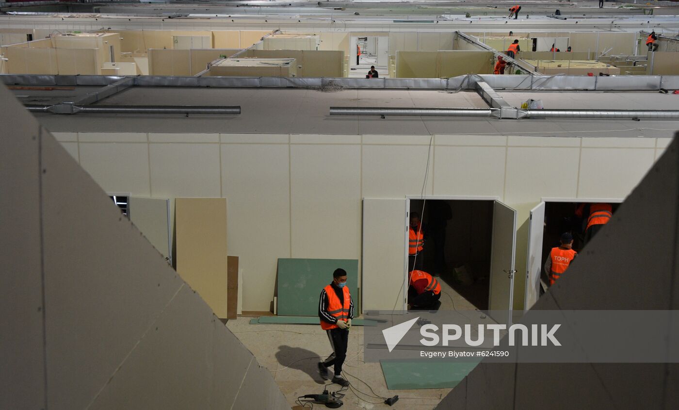 Russia Coronavirus Hospital Facilities 