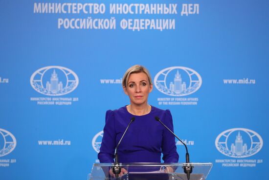 Russia Zakharova Briefing