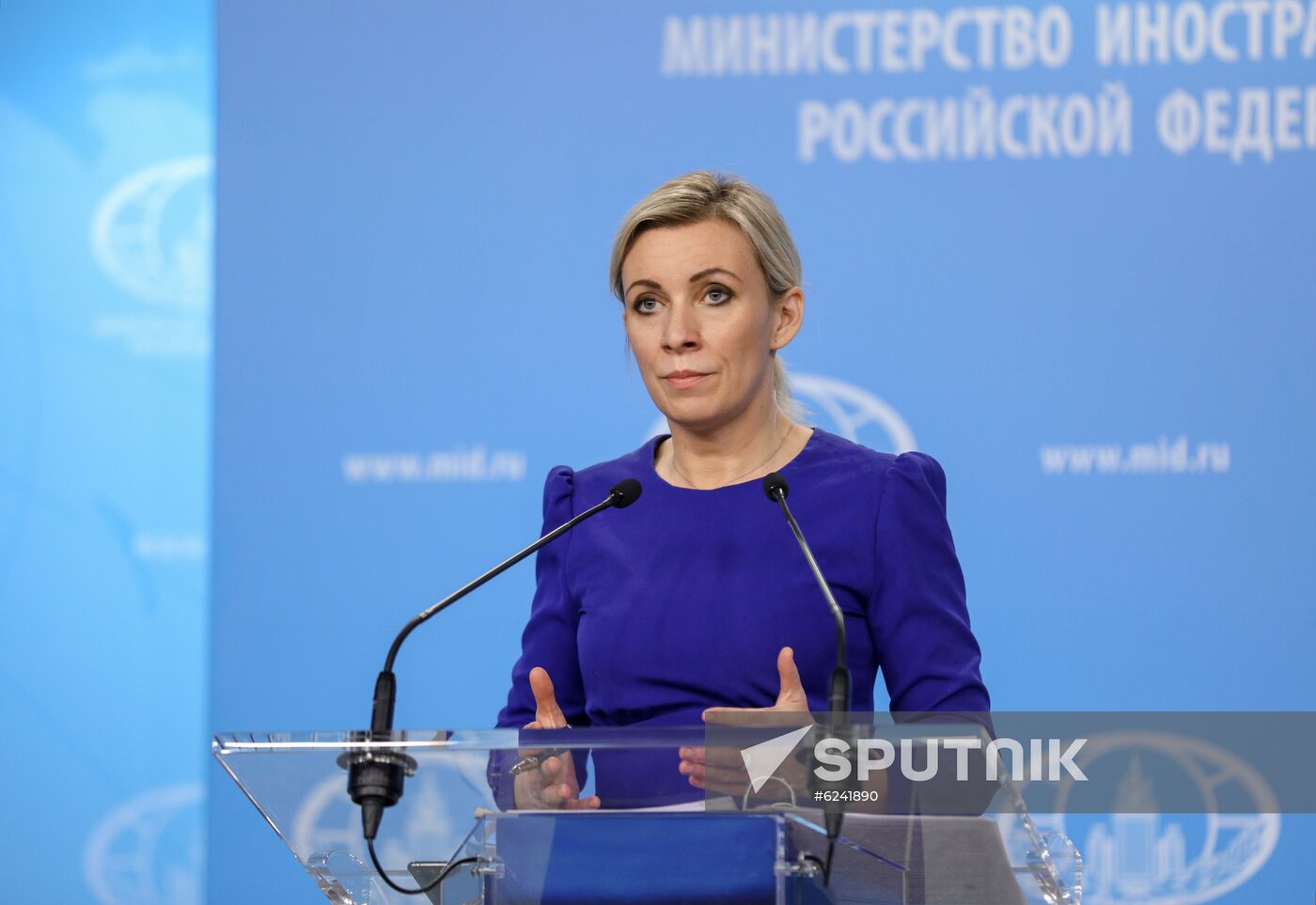 Russia Zakharova Briefing