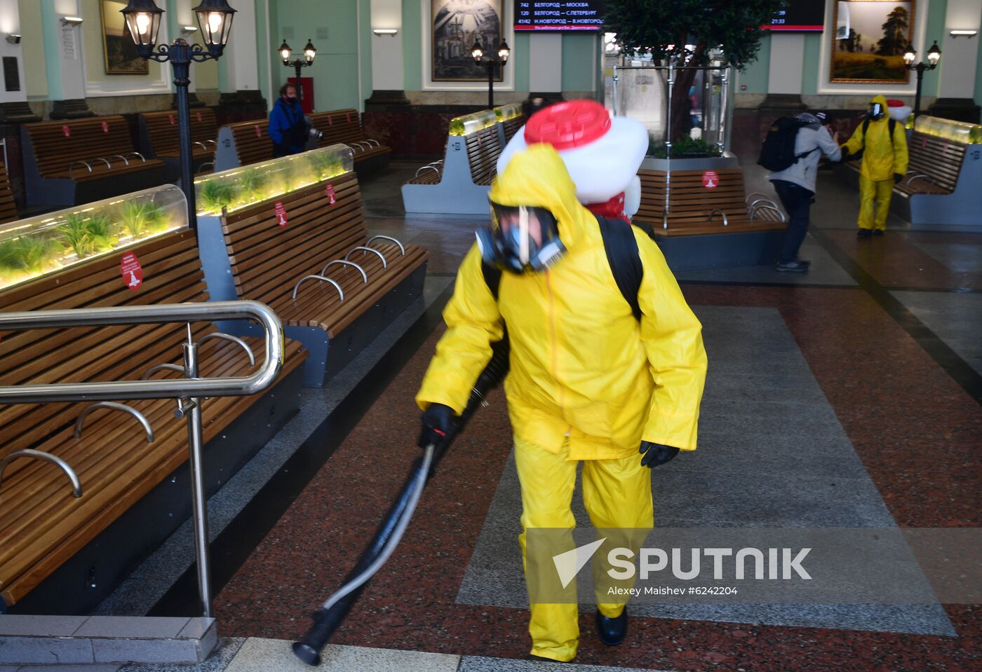 Russia Coronavirus Disinfection