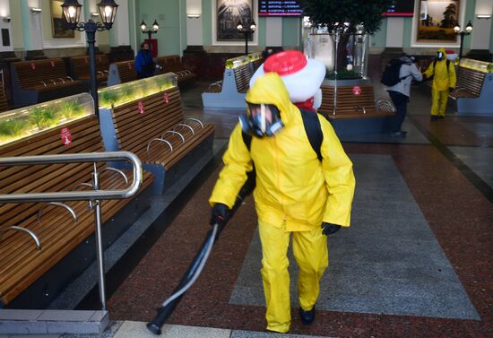 Russia Coronavirus Disinfection