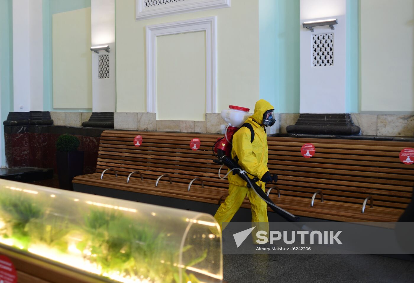 Russia Coronavirus Disinfection