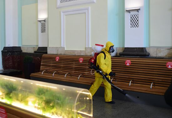 Russia Coronavirus Disinfection