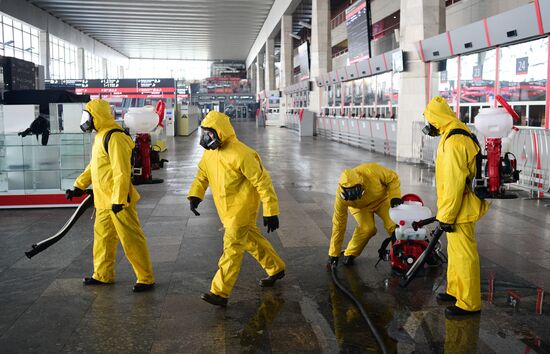 Russia Coronavirus Disinfection