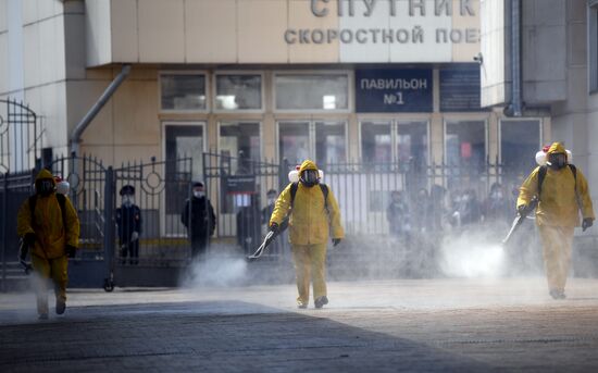 Russia Coronavirus Disinfection