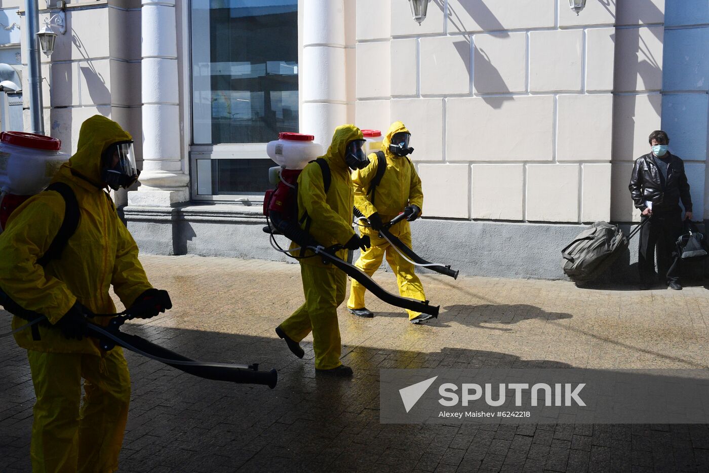 Russia Coronavirus Disinfection