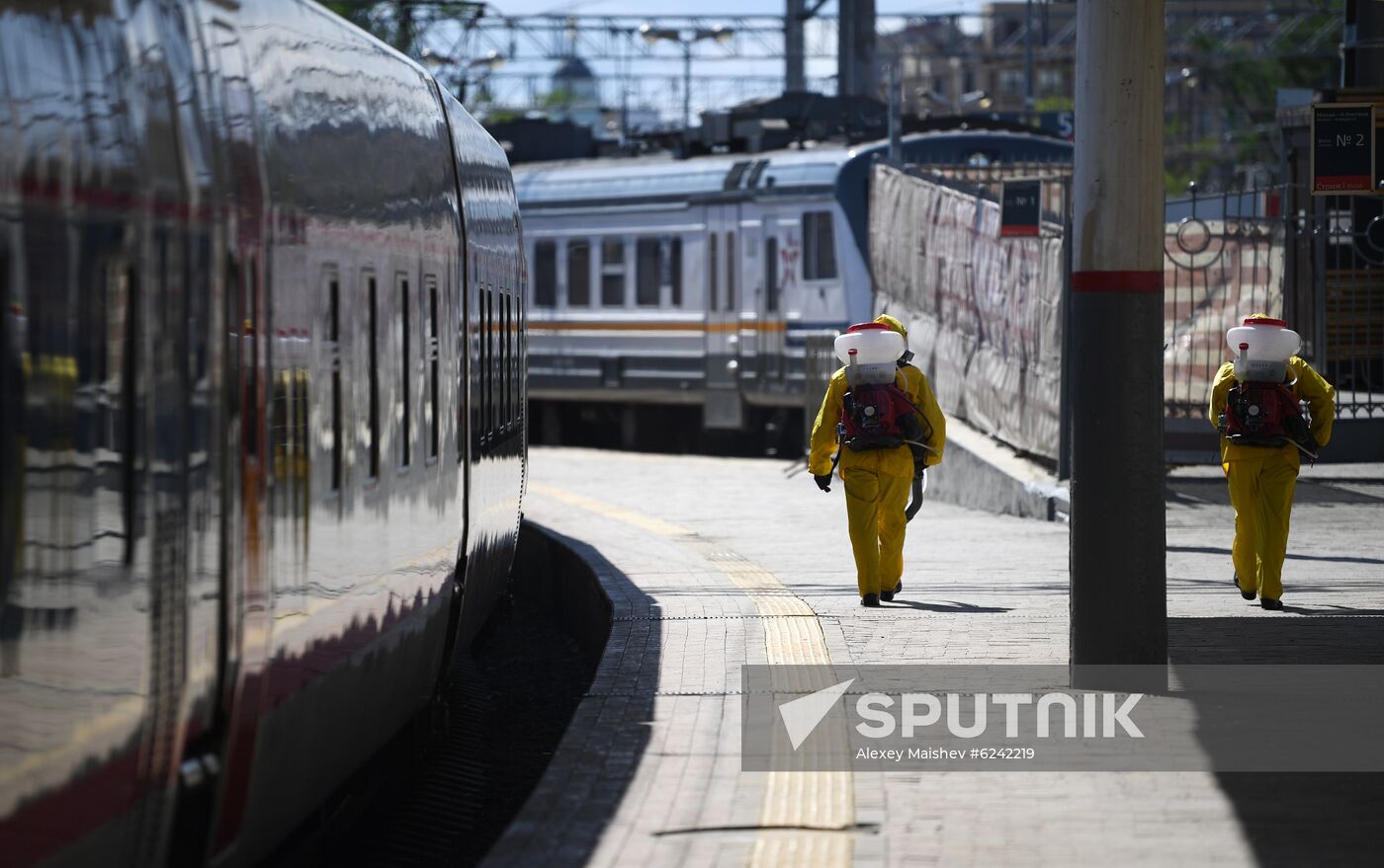 Russia Coronavirus Disinfection