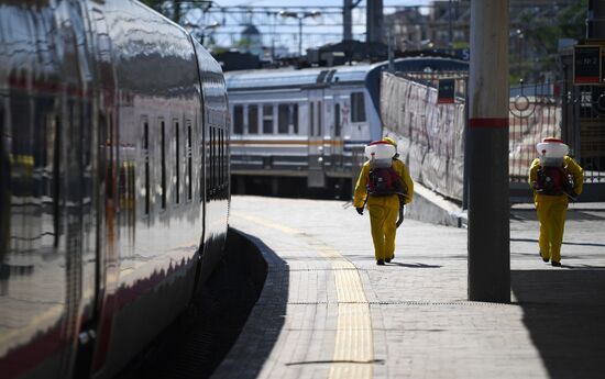 Russia Coronavirus Disinfection