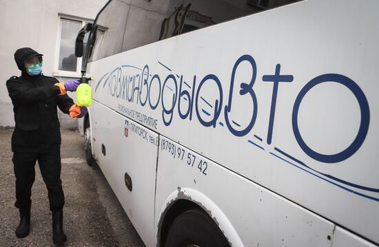 Russia Coronavirus Disinfection