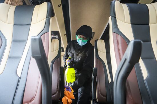 Russia Coronavirus Disinfection