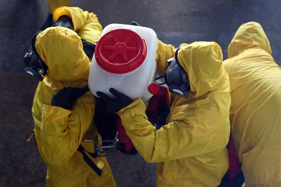 Russia Coronavirus Disinfection