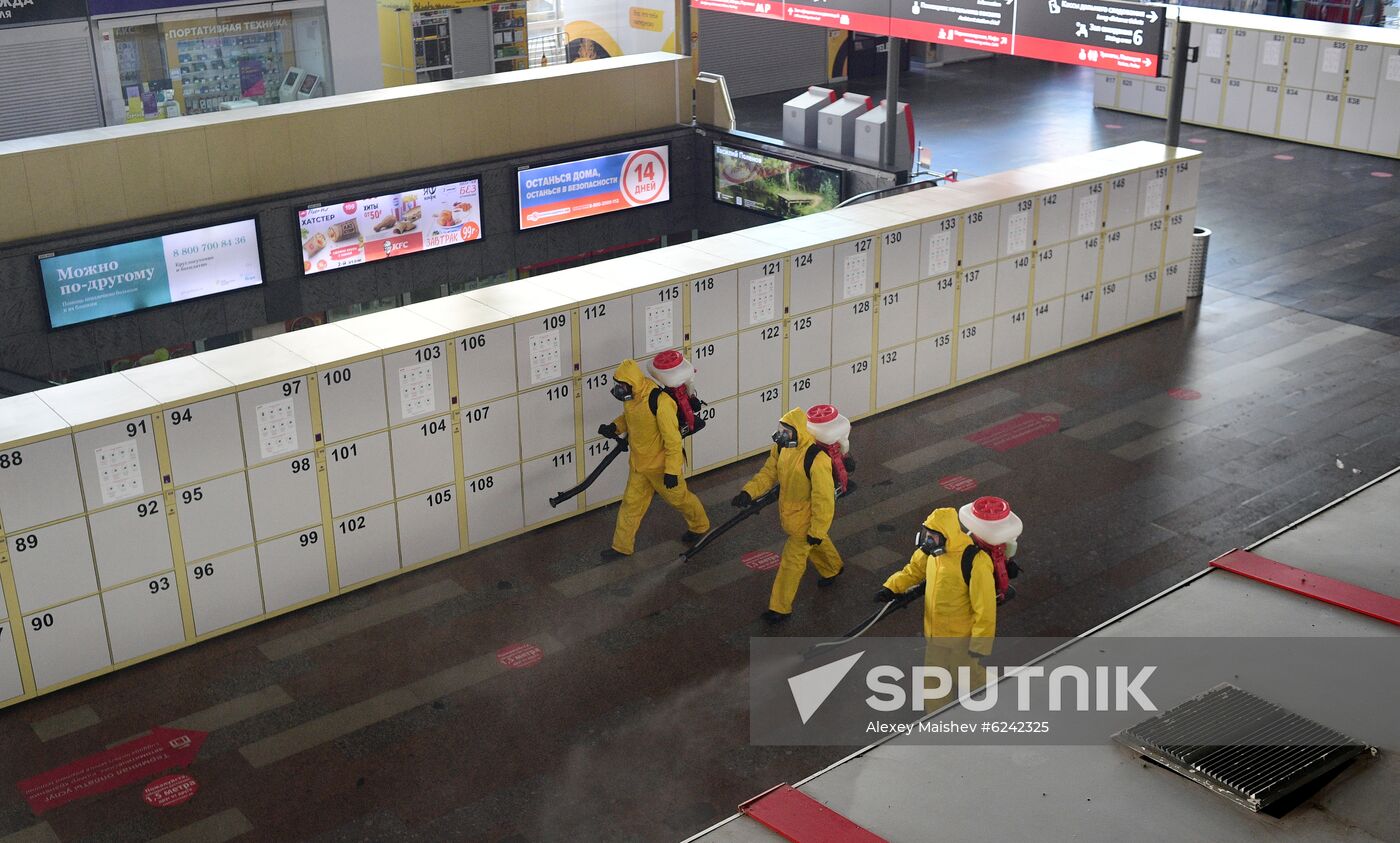 Russia Coronavirus Disinfection