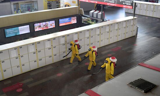 Russia Coronavirus Disinfection