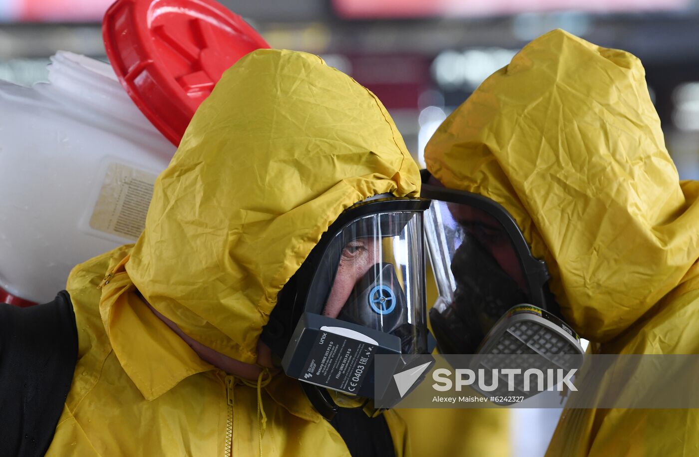 Russia Coronavirus Disinfection