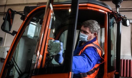 Russia Coronavirus Disinfection