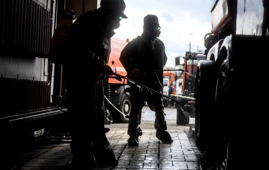 Russia Coronavirus Disinfection