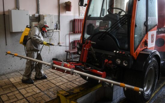 Russia Coronavirus Disinfection